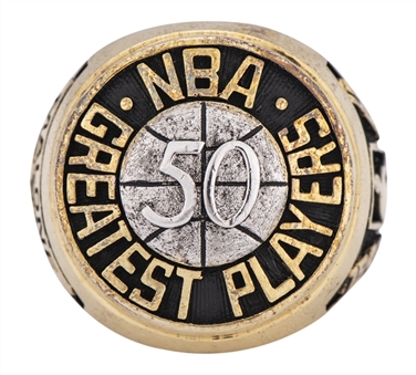 Karl Malone NBA 50 Greatest Players Salesman Sample Ring